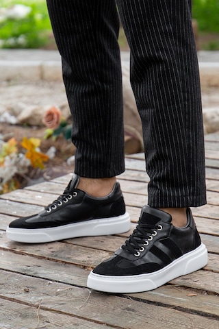 Daxtors Saphiro Günlük Ortopedik Erkek Sneaker Spor Ayakkabı Siyah
