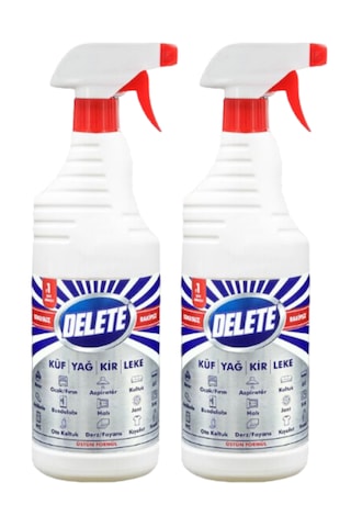 Delete Çok Amaçlı Yağ Kir Leke Çözücü Genel Temizleyici 2 x 1 L