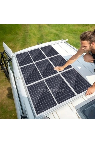 Trendooze 18v Taşınabilir Güneş Panelleri Rv Karavanı İçin 50a 100a Kontrolcü Kit Usb Şarj