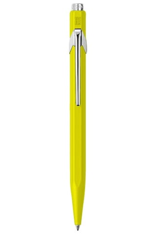 Caran Dache Metal Sarı Tükenmez Kalem 849-010