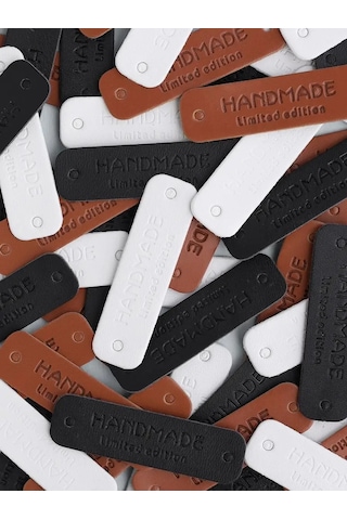 Wood Accessories El İşi İçin Dikilebilir Etiketler Hand Made 170110513