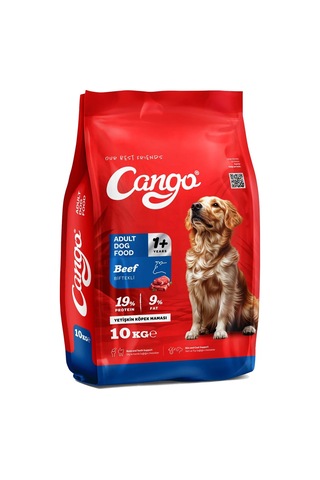 Cango Yetişkin Köpek Maması Etli Biftekli 10 Kg 2 Li 20 Kg