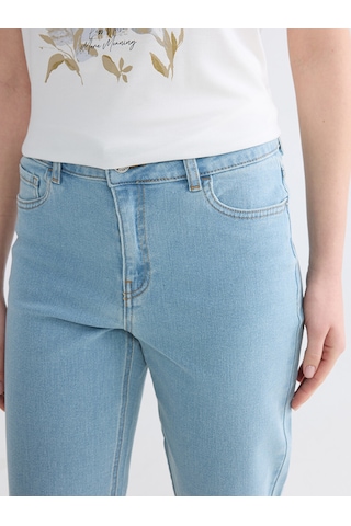Lcwaıkıkı Classic İndigo Yüksek Bel Slim Fit Kadın Jean Şort