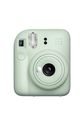 Fujifilm Instax Mini 12 Fotoğraf Makinesi + 4'lü Renkli Lens Seti Yeşil