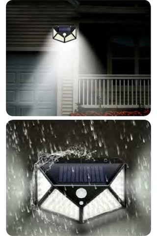 Güneş Enerjili Hareket Sensörlü Bahçe Aydınlatma