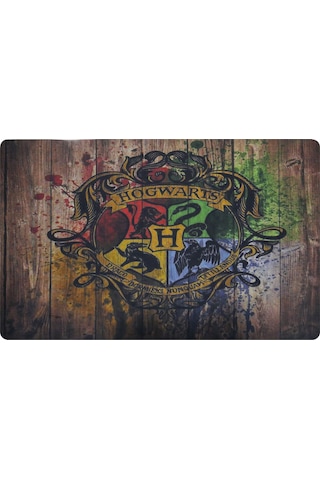 Hogwarts Harry Potter Temalı Kauçuk Kapı Önü Paspası
