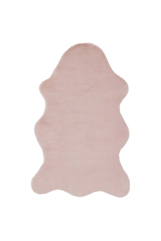 Apex Polo 8704 Pembe Peluş Düz Şekilli Halı Pembe