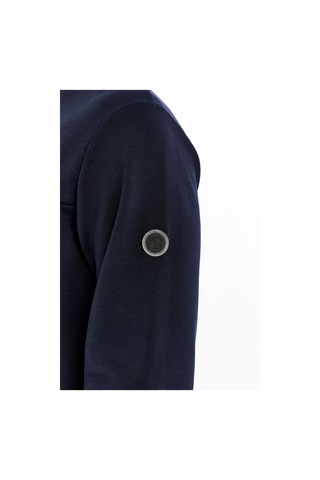 AR-MA Arma Erkek Slim Fit Örme Interlok Basic Tam Fermuar Dik Yaka Sweatshirt %80 Pamuk %14 Polyester %6 Elastan K30324989902 Lacivert