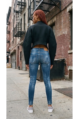 Dsqotheq Bodyshape Kadin Jean Pantolon Mavi