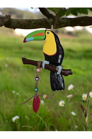 Dekoratif Tukan Kuşu Farklı Renklerde Kutulu 1 Adet