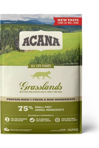 Acana Grasslands Yetişkin Kedi Maması 4500 G