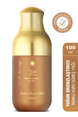Hill Beauty Işıltılı Bronzlaştırıcı Kuru Güneş Yağı 100 ML