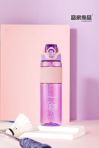 Pınkah Pj-756 750ml Pipetli Pembe Tritan Matara Pembe