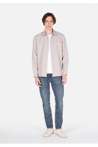 Colin's Colins Regular Fit Shirt Neck Düz Erkek Bej Uzun Kol Gömlek Cl1069905 Cl1069905 Q1.v2 Beı Bej