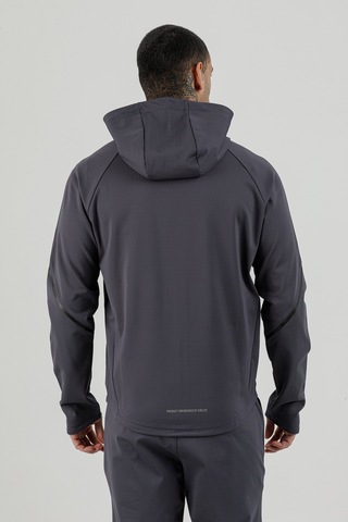 Airlife Power 22 Cr Line Tam Boy Fermuarlı Erkek Kapüşonlu Sweatshirt Smoked Füme
