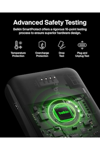 Belkin Usb-c Taşınabilir Powerbank, 10000 Mah, 1 Usb C Bağlantı N Diğer