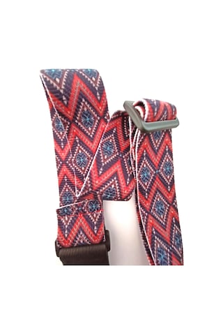 Raymond Joes Rj200-b13 Gitar Askısı Deluxe Teal Guitar Strap Deri Başlıklı