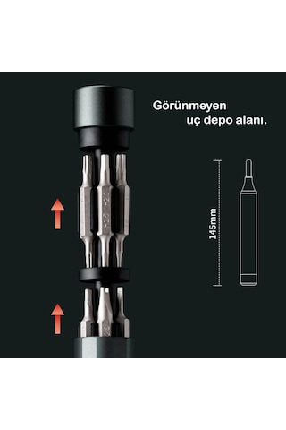 Kingsdun 23'ü 1 Arada Manyetik Hassas Tornavida Seti KS-840122