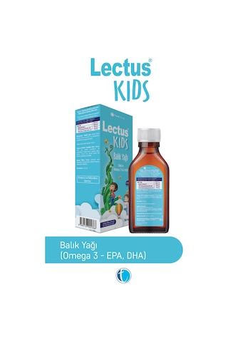Lectus Kids Balık Yağı Şurup 150 ml Karışık Meyve