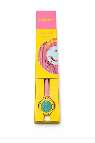 Vothoon Renkli Lüks Saat Tasarımlı Çanta Süsü Bag Charm Anahtarlık Sarı