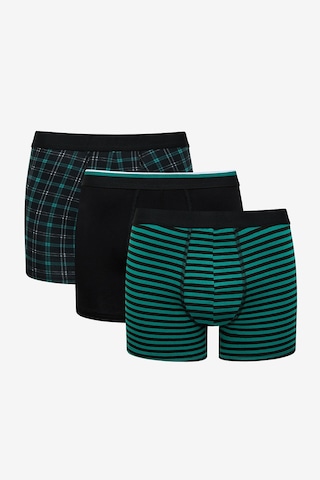 Penti Tartan 3lü Siyah Boxer Siyah Siyah