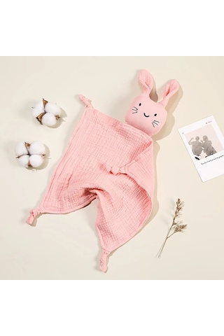 Hightower Tavşan Kulaklı Yumuşak Nefes Alabilir Bebek Pike Pembe