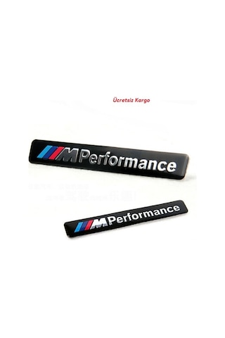 BMW M Performance Metal Arma Etiket