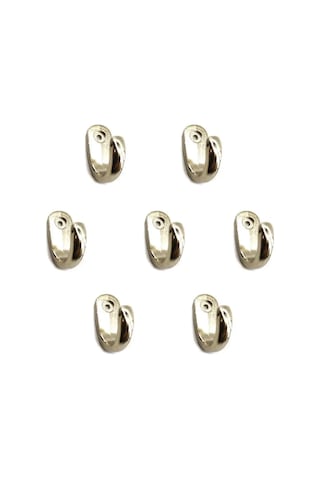 Jenerik Büyük Tekli Fincan Askı, Dekor Askısı - Nikel, 12x23x30 Mm Diğer