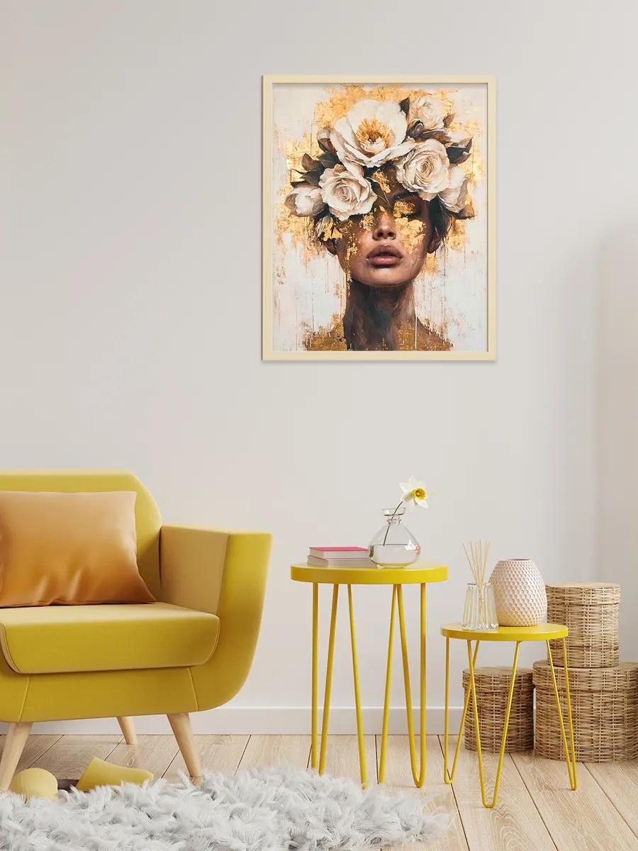 Fluid Sayılar İçin Resim, 40x50 Cm Tuval Üzerinde Sayılarla Boyama, 40x50 Cm 335420709