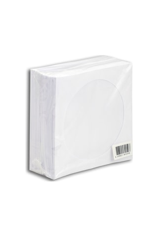Cd Zarfı 90gr Beyaz Pencereli 100  Adet