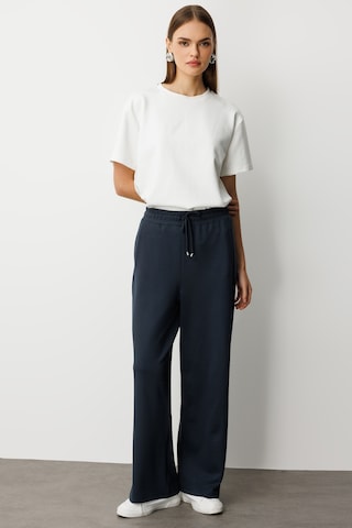 Mizalle Beli Lastikli Yumuşak Dokulu Antrasit Jogger Pantolon Antrasit