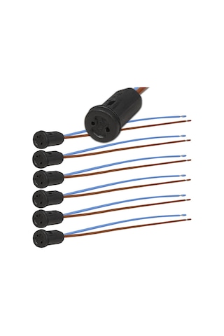 10 Adet G4 Lamba Tutucu 12v 9 Mm Dayanıklı Yüksek Kalite