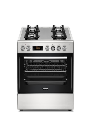 Simfer 1226 Tam Boy Fırın 4G Cam Yüzey Turbo 7 Fonksiyon + Grill