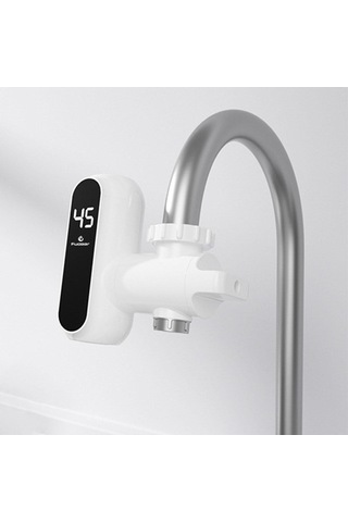 Maoyaya Suntek Anında Sıcak Su Musluğu - Beyaz, Kahve Tasarım Beyaz