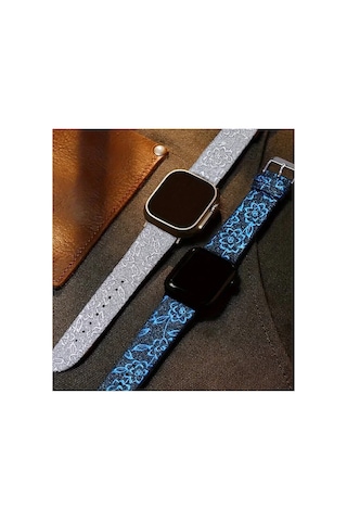Buradabulabilirsin Watch 38mm Uyumlu Creeper Desenli Kordon - Kahverengi Bbz