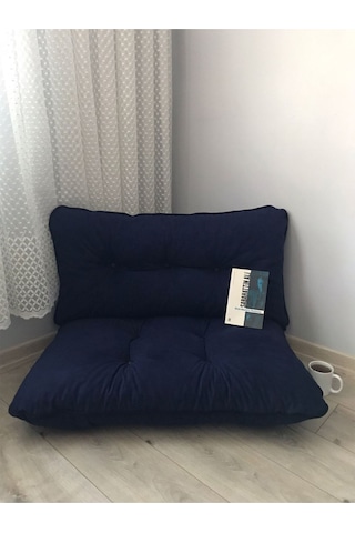 Petek Önü Palet Yer Minderi İkili Takım Lacivert Lacivert