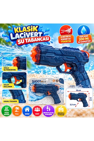 Trendexa 18 Cm Klasik Lacivert Su Tabancası Mac