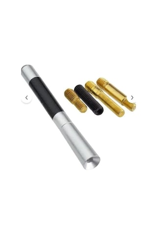 Gri Alüminyum Karbon Fiber Otomobil Anteni - Güçlü Çekim İle Tam Fonksiyonel