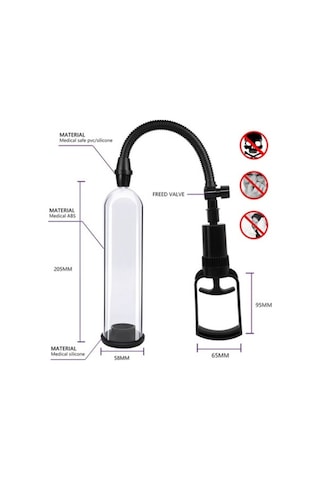 Hızlı Express Passion Pump Kaliteli Yüksek Vakum Penis Pompası 20 CM