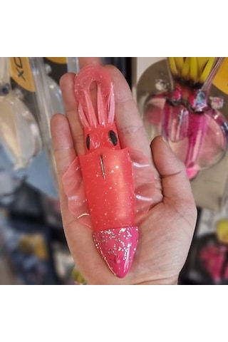 Jigging A La Carta OKI JLC 110 GR. Red Shiny 15cm. Silikon Yem