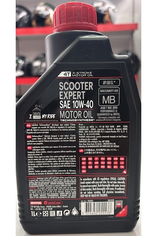 Motul Scooter Expert 10w-40 Mb 4t