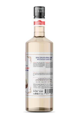 Nish Beyaz Çikolata Aromalı Şurup 700 Ml - Pet Şişe