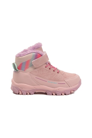 Ayakmod Pembe Kürklü Kaymaz Cırtlı Kız Çocuk Bot 2082 P Pembe