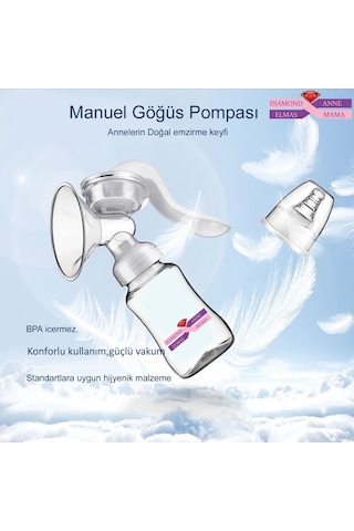 Diamond Mama Elmas Anne Göğüs Ve Süt Pompası Manuel Rh-188