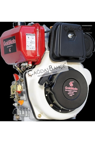 Goldmoto Gm186Fae-B Dizel Motor 10 Hp Marşlı Krank Mili Kamalı