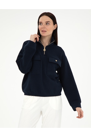 Pierre Cardin Kadın Lacivert Sweatshirt 50297853-vr033 Lacivert