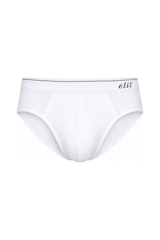 Tutku Elit 1351 Erkek İnce Bel Kemerli Slip Külot Rahat Esnek Günlük Kullanım 6 Lı Paket Beyaz