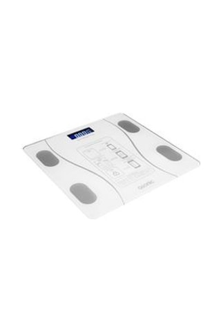 Asonic Bs260 Beyaz 2-aaa Pil Dijital Bluetooth Baskül Sensör-temperli Cam-otomatik Sıfırlama