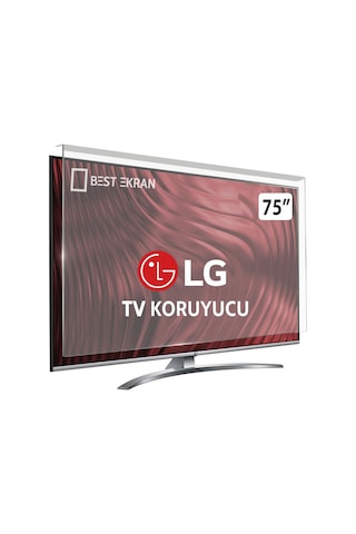 LG Uyumlu 75" İnç 190 Ekran Tv Ekran Koruyucu Led Nanocell Oled Qled Qned Smart Webos 4k-8k