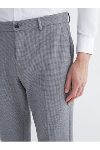 Lcw Busıness Gri Slim Fit Ekose Erkek Takım Elbise Pantolon